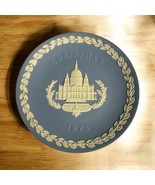 Wedgewood Christmas Collector Plate 1972 Blue 8” Jasper St. Paul&#39;s Cathe... - $220.85 MXN