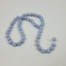 Lot Of Vintage Glass Beads Blue 8mm - £11.04 GBP