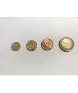 Lot of 4 South Africa Coins 5c 10c 20c 1 Rand 1990s–2010 Mixed Dates Rare - $90.43 MXN
