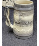 Vintage McCoy Ceramic Budweiser King of Beers Mug Gray Taster Throw Away... - £6.31 GBP