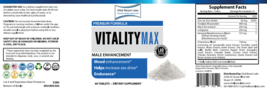 VitalityMax (Male Enhancement) 60 Tablets - Vital Boost Labs - £28.64 GBP