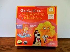 Goldie Blox and the Spinning Machine Book &amp; Engineering Project Complete... - £27.37 GBP