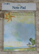 LEANIN TREE &quot;Wherever You Go, Bring Your Sunshine&quot;~Note Pad 60 sheets~#6... - $7.76