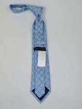 Men's Tommy Hilfiger Tie Classic Woven Silky Feel #Tommy-1 Blue White image 4