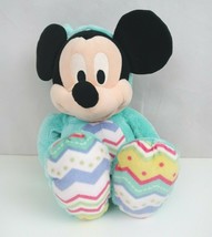 Disney Store Genuine Original Authentic Stamped Easter Bunny Mickey 13&quot; Plush - £15.16 GBP