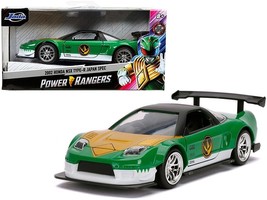 2002 Honda NSX Type-R Japan Spec Green Ranger "Power Rangers" 1/32 Diecast Model - $899.66 MXN