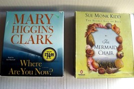 Where Are You Now? by Mary Higgins Clark ,The Mermaid Chair Sue Monk Kidd CDs - £10.07 GBP