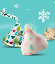 Hershey&#39;s KISSES-SUGAR Cookie Milk Chocolate CANDY-TASTE The Greenbow Bulk Bag!! - £19.10 GBP+