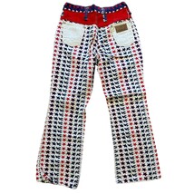 70s VTG Retro Maverick Blue Bell denim jeans RWB Patriotic Stars RARE Wo... - $257.50