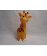 Little People Fisher Price Orange Brown Giraffe 2002 Mattel  - $1.82