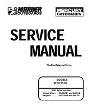 Mercury Mariner 40 50 55 60hp 2Stroke Service Shop Repair Manual - £12.55 GBP