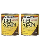 Lot Of 2 - 1 qt Minwax 66060 Walnut Stain Multi Surface Gel Stain - €102,02 EUR