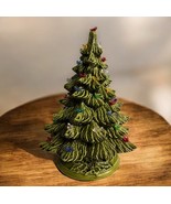 Vintage 16” Atlantic Mold Ceramic Large Christmas Tree  Music Box Musical - $166.06 CAD