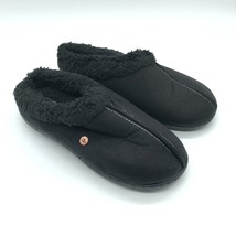 Beyond Boys Clog Slippers Faux Fur Lined Faux Suede Black US Size 2-3 - £7.78 GBP