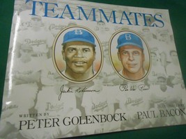 Collectible TEAMMATES Booklet- Jackie Robinson-Pee Wee Reese-Brooklyn Do... - £21.49 GBP