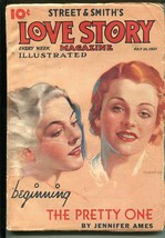 Love Story 7/10/1937-STREET &amp; SMITH-PULP-ROMANCE-MODEST STEIN-good/vg - £65.45 GBP