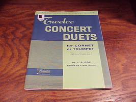 Twelve Concert Duets For Cornet or Trumpet Snog Book, no. 197, by J.S. Cox - £7.82 GBP