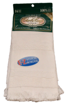 Charles Craft Cross Stitch Towel 14 Count Aida E-Z Stitch 100% Cotton White NEW - $9.86