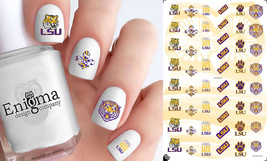 LSU Tigers Nail Decals (Set of 50) - £3.87 GBP