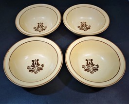 PFALTZGRAFF VILLAGE Vintage Lot Set 4 Soup Cereal Bowls 6 1/8&quot; Rim - $39.59