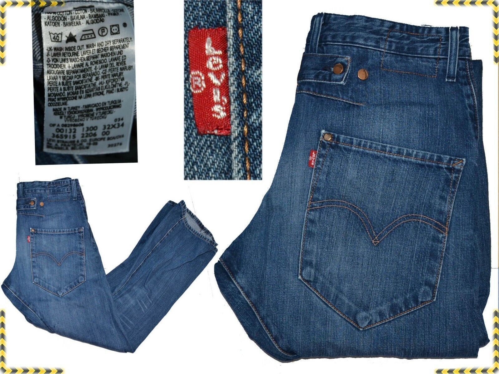 Primary image for LEVI´S Men's Jeans 32x34 US / 48 Italy / 42 Spain *HERE WITH DISCOUNT LE28 T2P