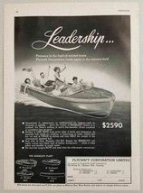 1949 Print Ad Plycraft Seaskout Wood Boats Halifax, Nova Scotia Canada - $15.28