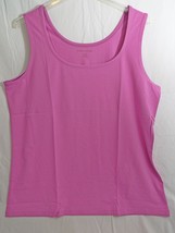 Jessica London Horseshoe Neckline Tank Top in Vivid Berry - £8.43 GBP+