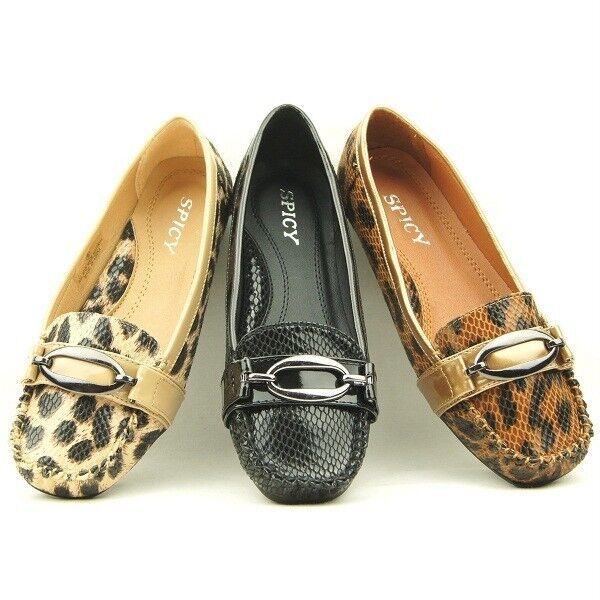 Women&#39;s Snake Skin Slip-on Shoes, Moccasins, Loafers, Flats 5-10US/35.5-... - $5.25
