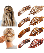 8 Pack Flat Hair Clips, 2 Styles Tortoiseshell Flat Hair Claw Clips for ... - €13,13 EUR 8 Pack Flat Hair Clips, 2 Styles Tortoiseshell Flat Hair Claw Clips for ... - €13,13 EUR