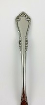 Set of 2 Teaspoons Oneida Mansfield Amadeus Stainless 6&quot; Glossy Floral - £10.31 GBP