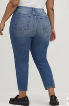 New Torrid Premium The Mom Jeans Premium Medium Wash  20R Distressed - £27.22 GBP