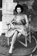 Sophia Loren Cute 1960&#39;s Pose Relaxing on Film Set 24x18 Poster - $24.74