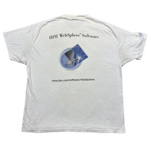 Vintage 90s IBM Computers Single Stitch Tee Shirt XL Logo Hanes Beefy - $24.74