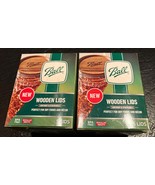 Ball Wooden Mason Jar Lids -10 Total- Regular Mouth - $264.80 MXN