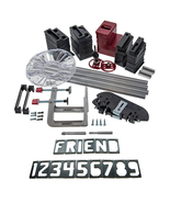 Sign-Making Letter Engraving Jig Set for Router Woodworking Template Guide - €105,16 EUR
