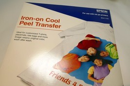 Epson Iron-On Cool Peel  Transfer Paper (S041153) 10 sheets - £9.96 GBP