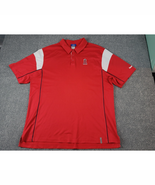 Reebok Los Angeles Angels Mens Polo Shirt Size 2XL Red MLB Vintage - $243.94 MXN