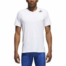 Adidas Men&#39;s Alphaskin Sport Fitted Short Sleeve Tee White CW1960  Size ... - £18.32 GBP