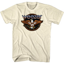 Weezer American Eagle Men&#39;s T Shirt Flying W USA Flag Rock Band Merch Concert - £20.37 GBP+