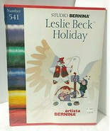 New Sealed Studio Bernina 541 LESLIE BECK HOLIDAY Artista Embroidery Des... - $76.44 CAD