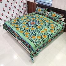 Suzani Embroidered Indian Cotton Bedspread, Suzani Bed cover, Bright Suzani Beds - £95.91 GBP