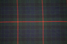 Scottish Gunn Tartan Acrylic Fabric Four yard Fabric Plaid 13Oz Weight - £56.93 GBP