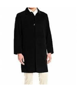  NWOT London Fog Mens Size 36S Black Wool Blend Top Coat - £70.03 GBP