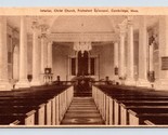 Christ Church Interior Cambridge Massachusetts MA UNP Unused DB Postcard... - $4.42