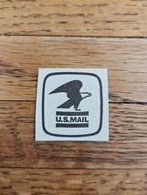 US Mail Postal Mark Eagle Black/White Cutout USPS - $5.69