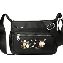 Embroidery Shoulder Bags for Women 2022 Waterproof Nylon Messenger Bag Rural sty - £30.61 GBP