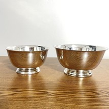 PAUL REVERE Reproduction Silver Plate Bowls by Oneida 6” And 5” Size Bowls - $19.59