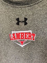 Under Armour Loose Cold Gear Shirt Large Gray Black Long Sleeve Insulated Lambrt - £5.86 GBP