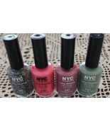 Four (4) NYC Nail Enamel ~ 105/142/147/152 ~ Long Wearing ~ Various Colo... - $28.06 CAD