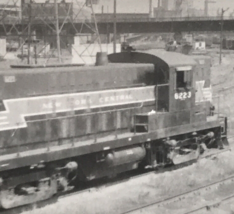 New York Central Railroad NYC #6223 Locomotive Train Photo Cincinnati OH 1958 - £7.43 GBP